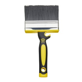 Fit For The Job 4 inch Block Brush, Masonry Brush for Rapid Painting with Smooth & Textured Masonry Paints on Brick, Breeze Block, Render, Pebbledash & More, Masonry Paintbrush, Large Paintbrush