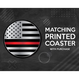 Alterd Industries Firefighter Gifts - Firefighter Accessories Fireman Gear Fire Fighter Gift Growler Engraved Pint Glass Thin Red Line Chief Captain Promotion Retirement Gifts (Growler Gift Box)