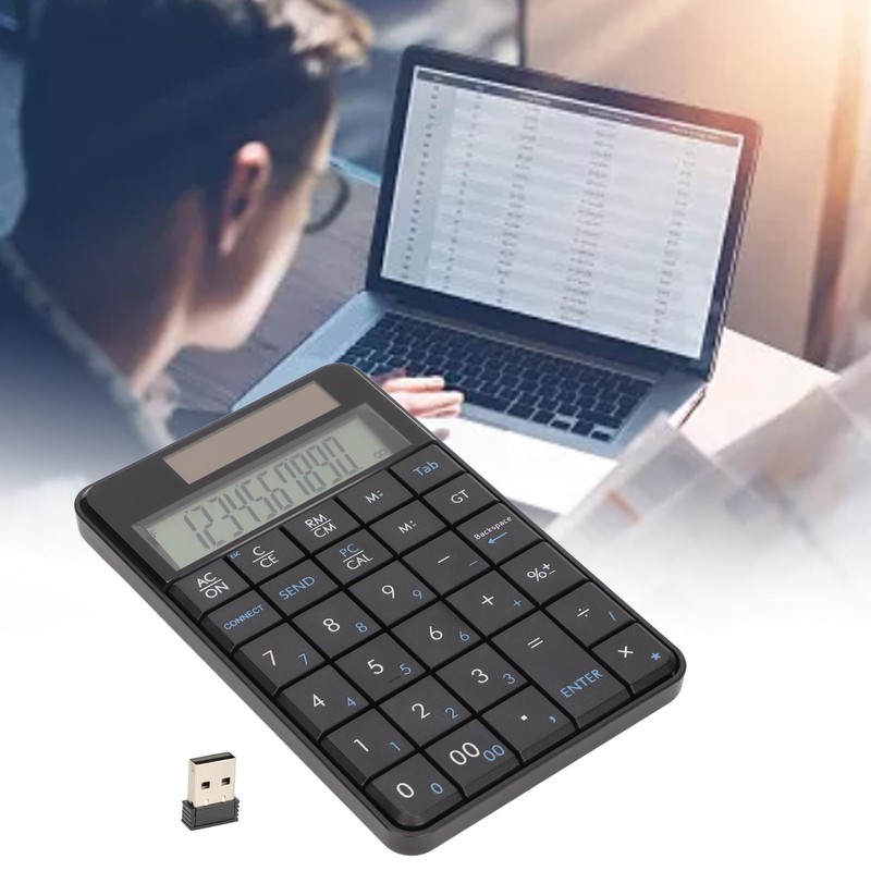 Calculator Number Pad Calculator Function 29 Keys 2.4GHz Wireless USB