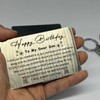 Happy Birthday Gifts Engraved Wallet Card For Son From Mom,