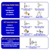 Add-A-Tee Adapter，Lead-Free Splitting Water Supply Fitting 3/8" Compression Inlet x