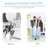 DOITOOL Cosmetic Brush Holder Thickened Glass Pencil Container Blue Small