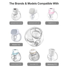 Wearable Breast Pump Accessories Replacement Parts Flange 27mm Compatible with Momcozy TSRETE Kmaier S9 S10 S10Pro S12 S12A