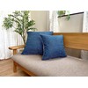 Kanki Cushion Cover Solid Color (60x60, Semra Mid Blue)