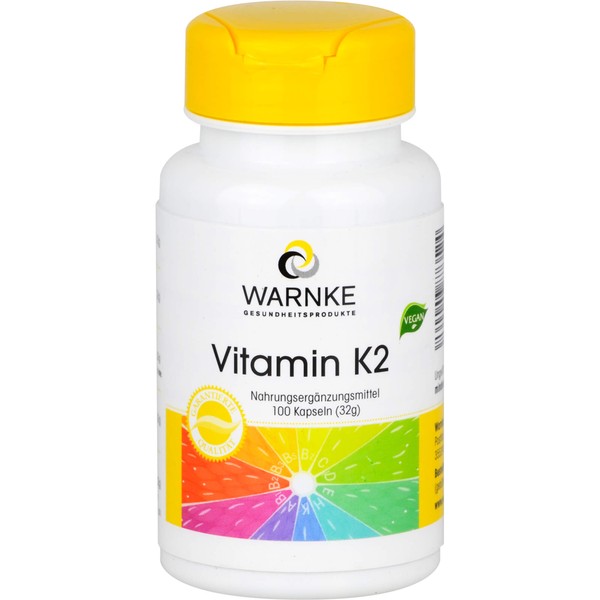WARNKE Vitamin K2 Kapseln, 100 St. Kapseln