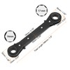 sourcing map Double Box End Reversible Ratcheting Wrench 14mm x