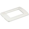 VIMAR IDEA Series Plaque – Rondo 3 Module Plastic White Glossy