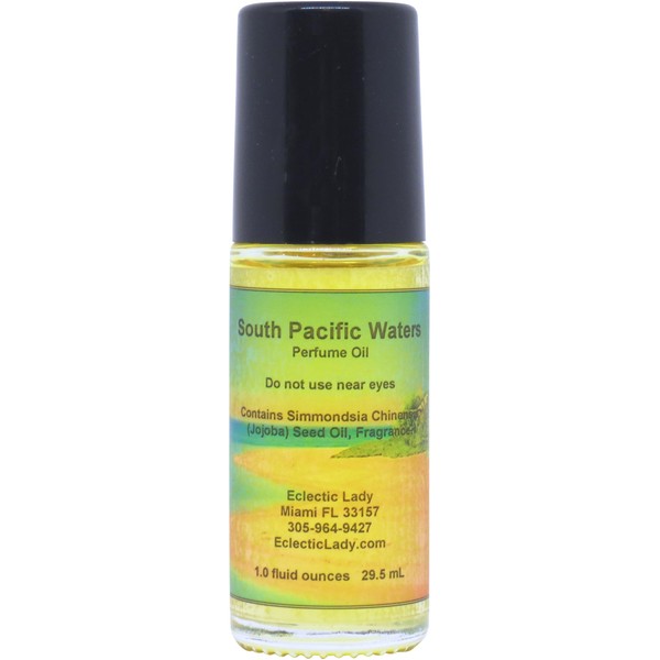 South Pacific Waters Perfume Oil, 1.0 Oz Portable Roll-On Fragrance