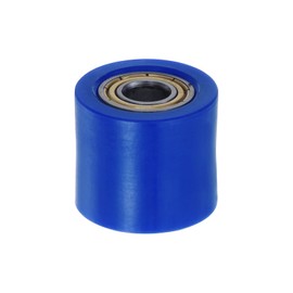 HARFINGTON Chain Roller Pulley Tensioner 10mm Nylon Cylinder Type Guide Wheel Slider for Mini Motorcycle Dirt Bike ATV Go-Kart, Blue