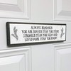 Motivation Wood Signs (Medium - Wood And Metal, Always Remember