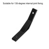 sourcing map 2Set 135 Degree Angle Aluminum Profile Corner Bracket,
