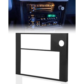 Foruly for 1978-1988 Oldsmobile Cutlass Double Din Radio Dash Bezel - 3D Printed PETG Trim Panel w/Cutlass Rocket Logo (Fits 7" Screens)