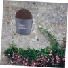 KONTONTY Iron Wall Pocket Planter Half Round Hanging Planters for