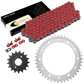 Honda Red Drive Chain And Sprocket Kit for Honda VFR800Fi Interceptor 800 1998-2001