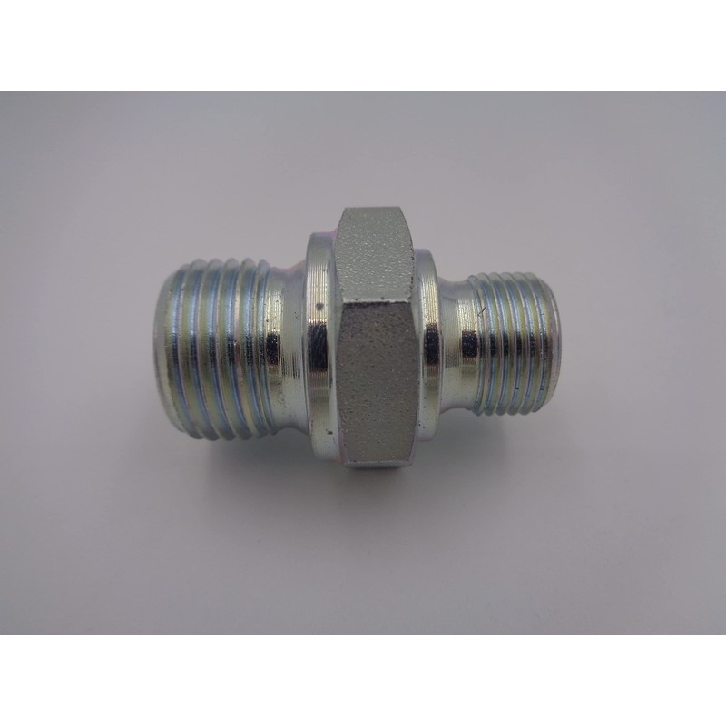 Hydraulic Male x Male 60 deg Straight Adapter BSP Choose