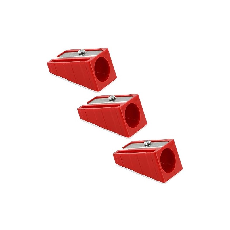 KUM AZ105.01.16-R Sharpener 100-70, Pack of 3, Red, Sharpener for