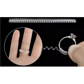 Unbranded 20Pcs Ring Size Adjuster Invisible Clear Ring Sizer Jewelry Fit Reducer Guard US