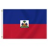 2×3 FT Haiti Flag,Medium 60×90 CM Haitian Outdoor Banner,100D Decor,Doube