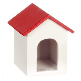 Aztec Imports, Inc. Miniature Dollhouse 1:12 Scale Pet Accessory Wooden Dog Kennel