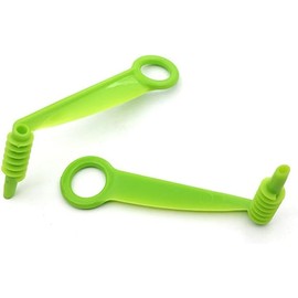 2Pcs Green Spiral Slicer Blade Hand Slicer Cutter Potato Cucumber Vegetables Spiral Knife Kitchen Tool Accessories, Manual Screw Peelers Kitchen Dining Tools