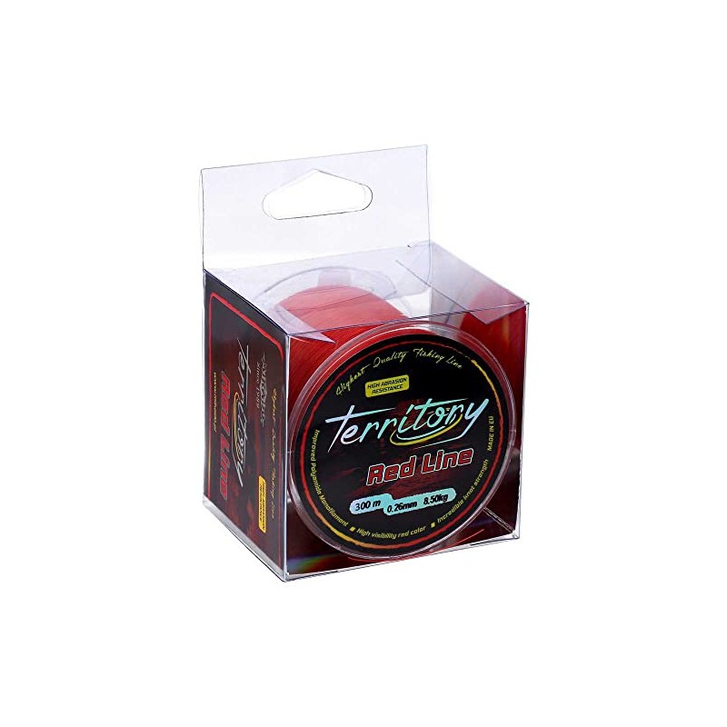 Micado Territory Red Line Carp Fishing Line 300 m 0.26