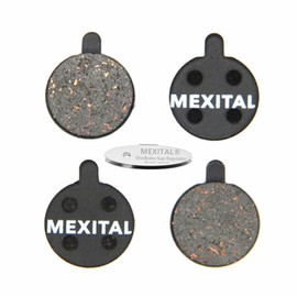 MEXITAL 2 Pairs Disc Brake Pads Brake for Zoom DB 280 350 450 550 650 Artek Shockwave Alhonga SNG X Rated