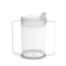 Providence Spillproof Taza para beber para adultos de 12 onzas con asas, tazas para beber independencia para adultos con movilidad limitada, tazas para discapacitados para el cuidado de ancianos, hechas en los Estados Unidos, PSC 50, 1 paquete