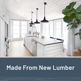 UFP-Edge 1 in. x 8 in. x 6 ft. Rustic Collection Shiplap Pine Board (White) (6-Pack)