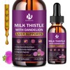 Milk Thistle Supplement for Liver Cleanse Detox & Repair, Liver