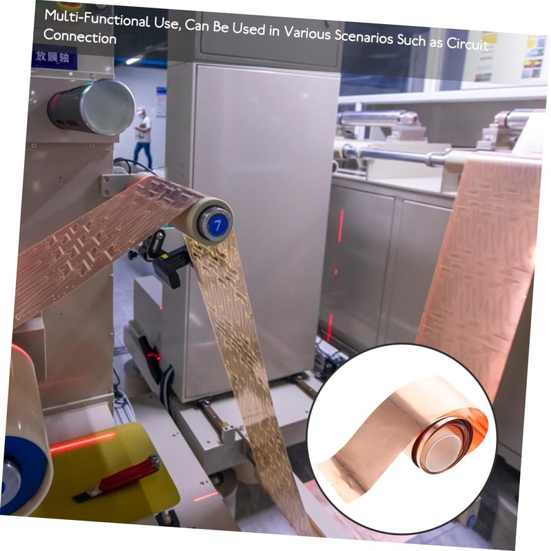 BUGUUYO 1roll Copper Foil Sheet Roll Thickness for Electrical Projects