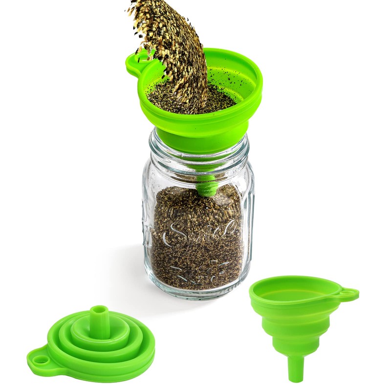 Coloch 30 Pack 4 Oz Glass Mason Spice Jar with