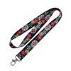 Lucky Line Lanyard with Swivel Snap, Sugar Skull Design (C210)