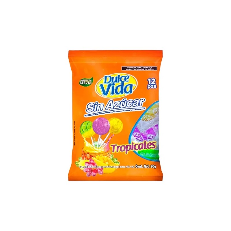 Mix Pack De 36 Paletas Sin Azucar Dulce Vida Keto