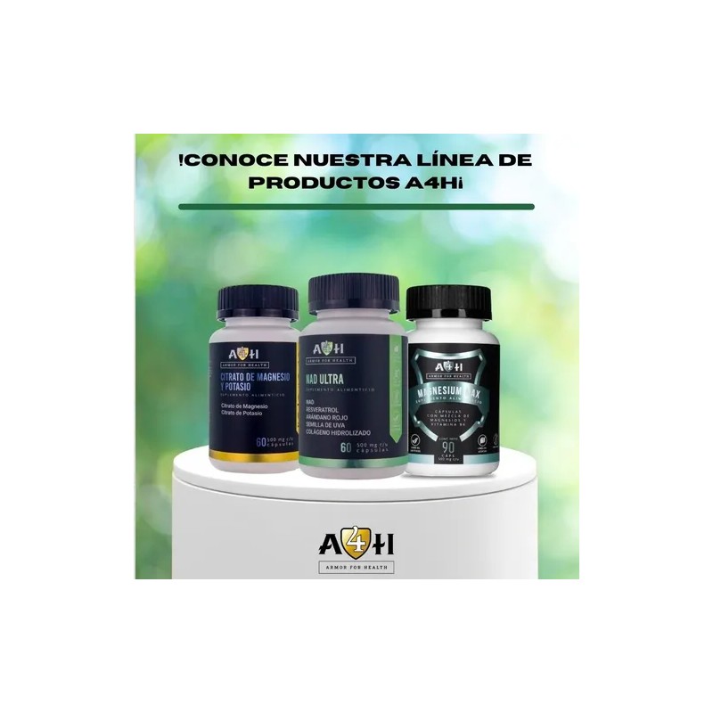 Suplemento Nad Ultra 60 Capsulas 500mg A4h Resveratrol