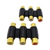Voluty Tek Audio Video Connector Suitable for 3RCA Female to