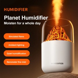 Unbranded Portable Air Humidifier Small Quiet USB Car Volcano Aroma Diffuser For Car Home