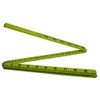 1m / 3ft Easy to Read Folding Plastic Ruler Metric