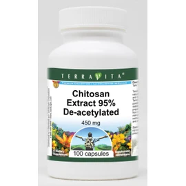 Chitosan Extract 95% De-acetylated - 450 mg (100 Capsules, ZIN: 513345) - 3 Pack