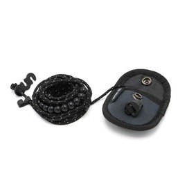 HAMKU 1 Stück Wäscheleine Reise, Camping Wäscheleine 3 M, Für Reise, Vanlife, Badewanne, Wohnwagen Und Balkon,Reisewäscheleine,Camping Gadgets,Ausziehbare Wäscheleine(Schwarz)