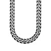 s. Oliver Mens Stainless Steel Necklace Curb Chain 50 cm