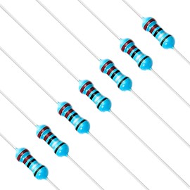 Chanzon 100pcs 1/4W (0.25W) 2.2 Ω ohm 2r2 Metal Film Fixed Resistor 0.01 ±1% Tolerance 2.2R MF Through Hole Resistors Current Limiting Rohs Certificated