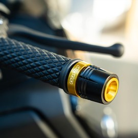 ZEXDDI Compatible With Grom 125 2025 MSX 125 MSX125 2014-2023 2024 2025 Grom Accessories Motorcycle Handle Bar Ends Grips Plug Sliders Handlebar Grips Cap (Red)