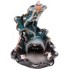 Fish Waterfall Backflow Incense Holder,Home Deco Backflow Incense Burner with