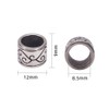 UNICRAFTALE Pack of 10 12 mm Column Beads Stainless Steel