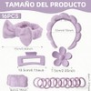 Set de 16 Piezas con Diademas Skincare para Mujer y