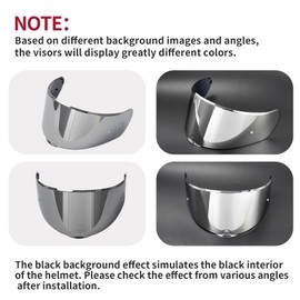 psler Sedici Strada 2 Visera – Sedici Strada 2 y Strada 3 Protector facial para casco de motocicleta, accesorios de repuesto para LS2 FT2 VECTOR Sedici Strada 2 Strada 3 FF801 FF397, plata