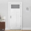 HOMEIDEAS Blackout French Door Curtains, Privacy Small Door Curtains, 26
