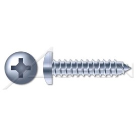 (2500 pcs) M2.2 X 9.5mm, DIN 7981 / ISO 7049, Metric, Self-Tapping Sheet Metal Screws, Pan Phillips Drive, Full Thread, Steel, Zinc Plated