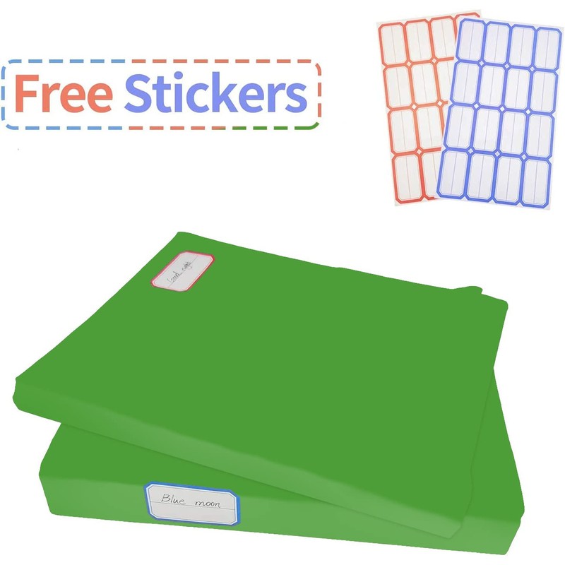 2 Pack Stretchable Book Sleeve Covers, for Paperbacks Hardcover Textbooks