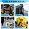COIHAF SCBA Mask Quick Release Clips with Carabiner, Quick Release,